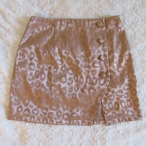 Forever 21 leopard print mini skirt